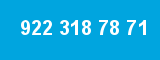 922 318 78 71 922 318 78 71